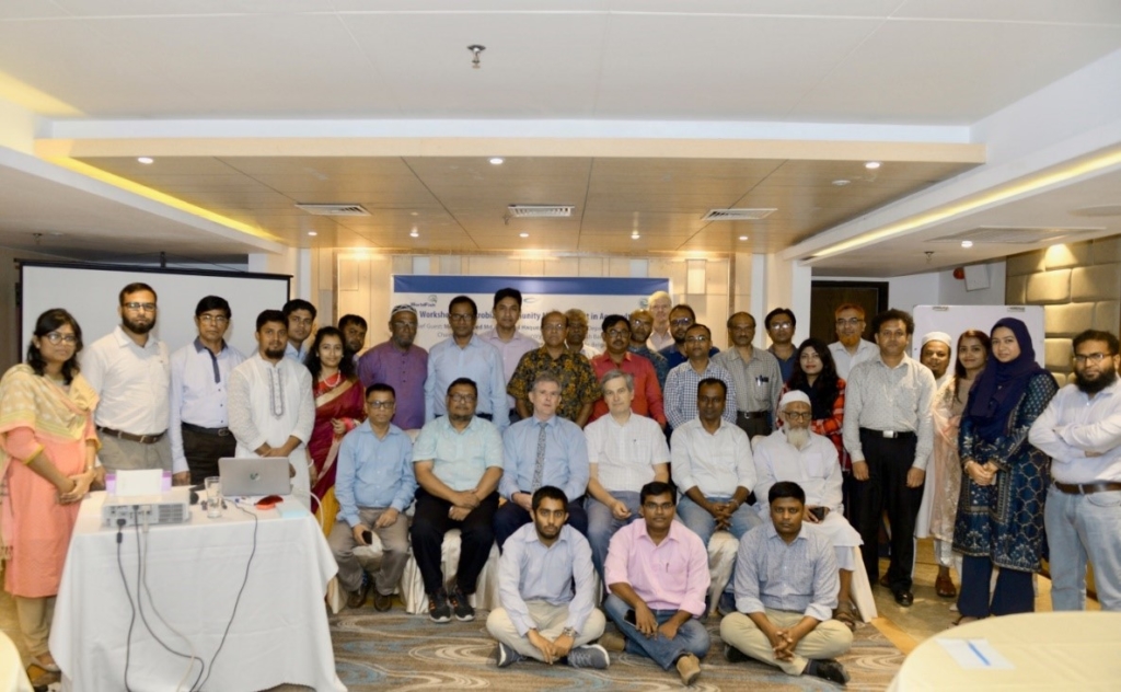 Day 3: Participants at the seminar on Microbial community management at Tulip Hotel, Dhaka
